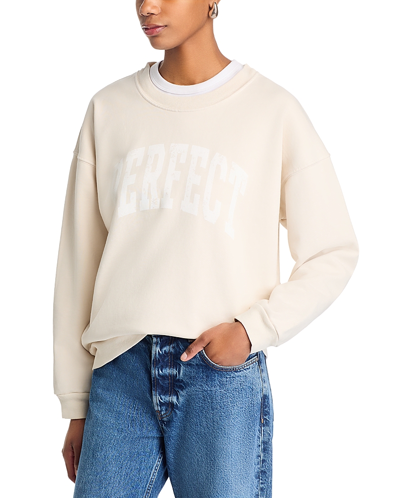 Shop Perfectwhitetee Perfect Sweatshirt In Sugar