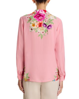 Madeline Diamond Floral Button Up Blouse