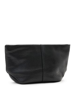 Hex Grain E/W Leather Pouch
