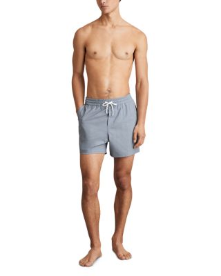 Tito Drawstring Geometric Printed Swim Trunks