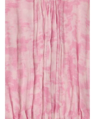 Dashed Brush Marks Midi Dress