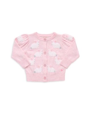 Pink Chicken - Girls Constance Bunny Cardigan Sweater - Baby