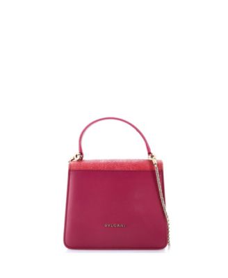 Small Serpenti Forever Top Handle Bag Leather and Stingray