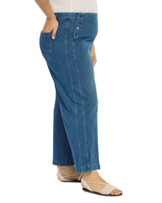 Mallory Sailor High Waisted Jeans in Mid Wash