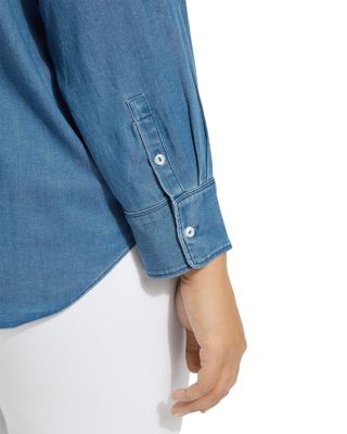Bay Crop Chambray Shirt