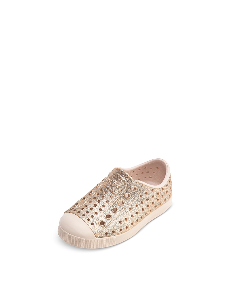 Native Girls' Jefferson Bling Slip On Sneakers - Baby, Toddler In Rock Salt Bling Rocksalt Pink
