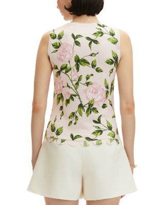 English Rose Printed Tank Top