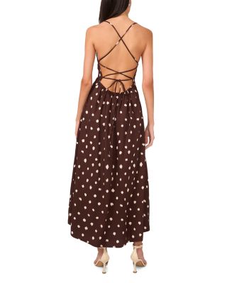 Strappy Lace Up Maxi Dress