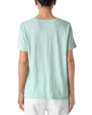  Linen Jersey Crewneck Tee