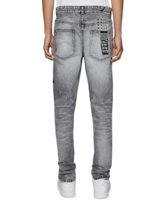 Chitch Smoke Scatter Slim Fit Jeans in Gray
