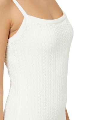 Pointelle Midi Dress