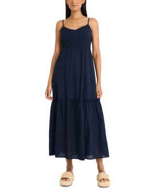 The Good Journey - Ripple Eyelet Tank Dress