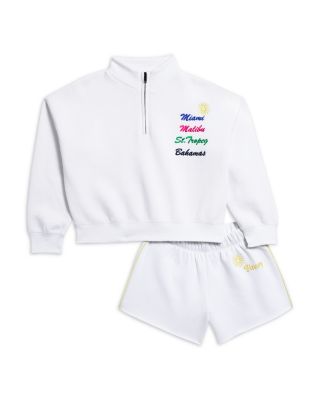 Girls' Destination Quarter Zip Pullover Sweatshirt - Big Kid