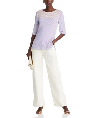 Multi-Stripe Knit Tunic