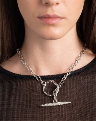 Solanelas Crystal Toggle Necklace