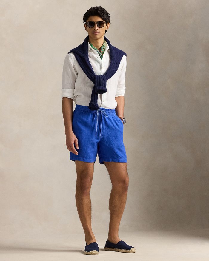 6 Inch Polo Prepster Linen Shorts