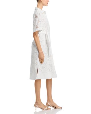 Short Sleeve Eyelet Dress