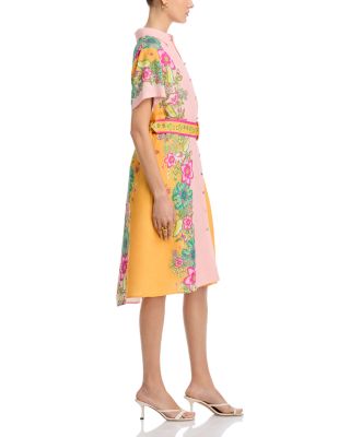 Short Sleeve Midi Shirt Dress