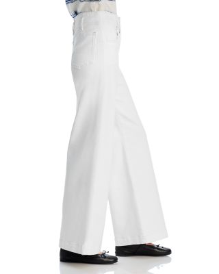 The Seamed High Rise Wide Leg Jeans in Au Natural Clean