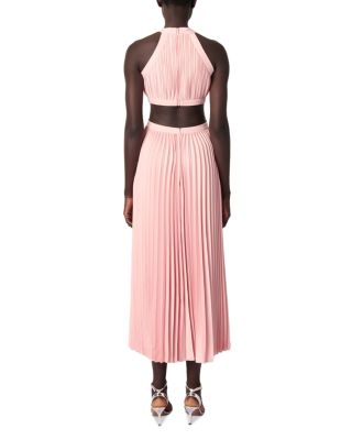 Pleated Maxi Dress