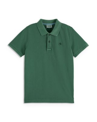 Scotch & Soda - Boys' Garment Dyed Pique Polo - Little Kid, Big Kid