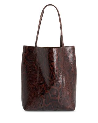 Medium Spin Tote in Croc-Embossed