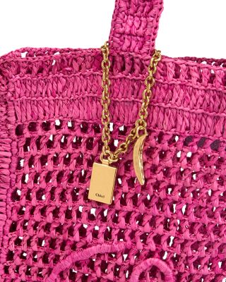 Summer Banana Raffia Tote