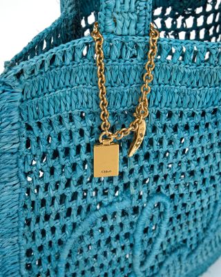 Summer Banana Raffia Tote