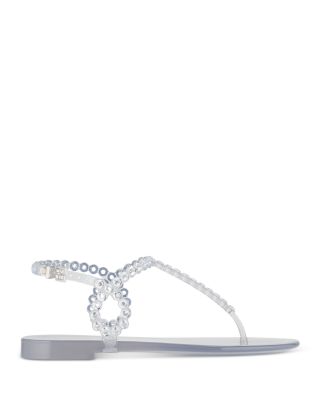 Aquazzura Women's Almost Bare Embellished Sandals