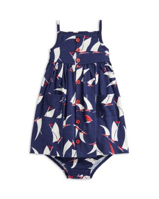 Ralph Lauren - Girls' Sailboat Print Cotton Dress & Bloomer - Baby