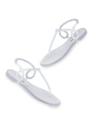 Aquazzura Women's Almost Bare Embellished Sandals
