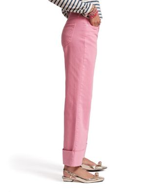 Smarty Cuffed Jeans in Pink