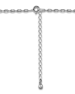 Pav&eacute; Fish Pendant Necklace in Sterling Silver, 16"-18" - Exclusive