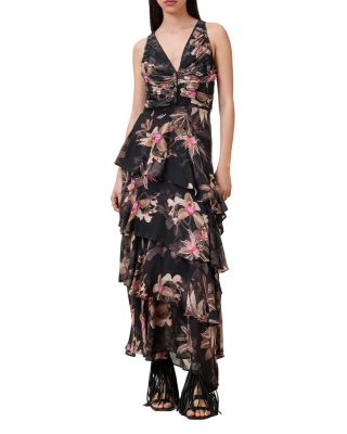emery lace halter maxi dress Emery Lace Maxi Dress (Ivory/Black)