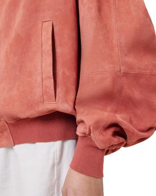 Dana Suede Bomber Jacket