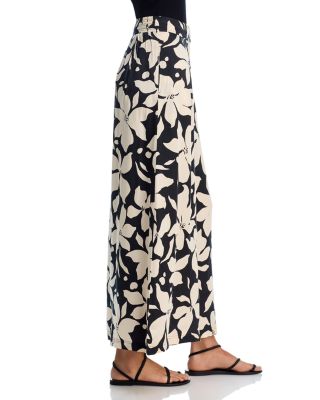 Ayala Floral Wide Leg Pants - Exclusive
