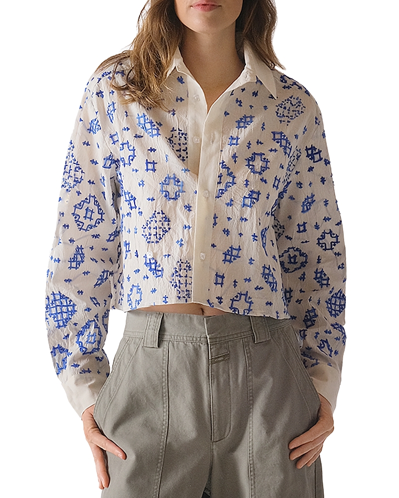 Cissa Shorty Shirt In Yves Handstitch
