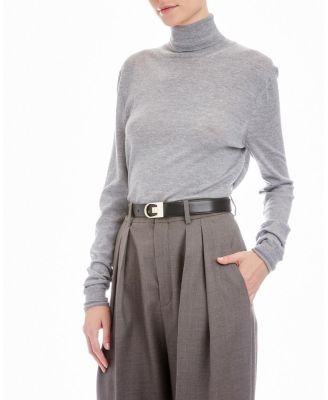 Reversible Belt in Smooth Leather