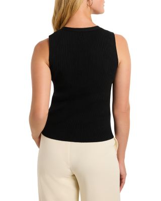 Sleeveless Ribbed Vest