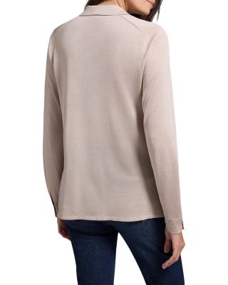 Pleated Cardigan Shirt