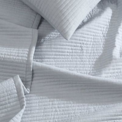 Mini Channel Stitch Solid 3 Piece Quilt Set, King