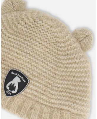 Unisex Knit Hat with Ears - Baby