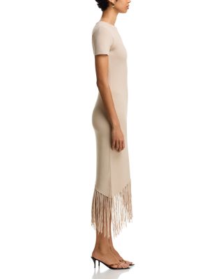 Chrysta Fringe Hem Dress