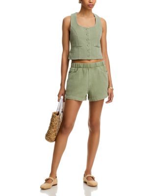 BLANKNYC - Cropped Vest & Pull On Shorts