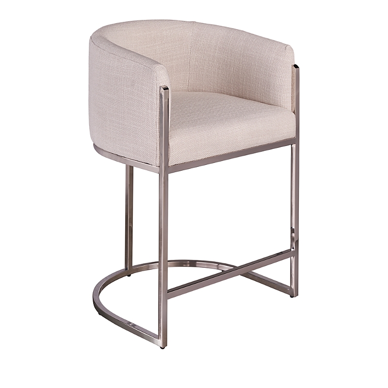 Universal Audrey Counter Chair In Pavane White
