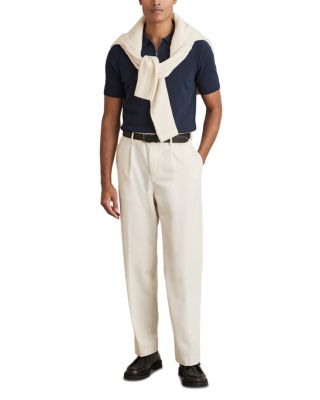 Berkley Slim Fit Quarter Zip Knit Polo Shirt