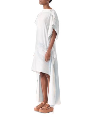 Silk Habotai Kimono Dress