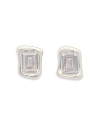 Molten Glass Stud Earrings