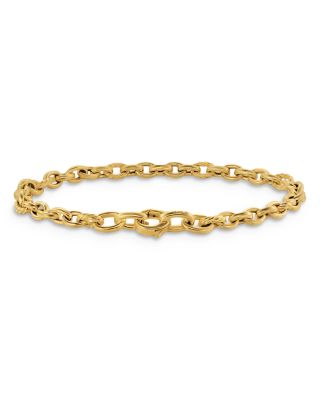 DY Mercer Petite Chain Bracelet in 18K Yellow Gold, 4.5mm