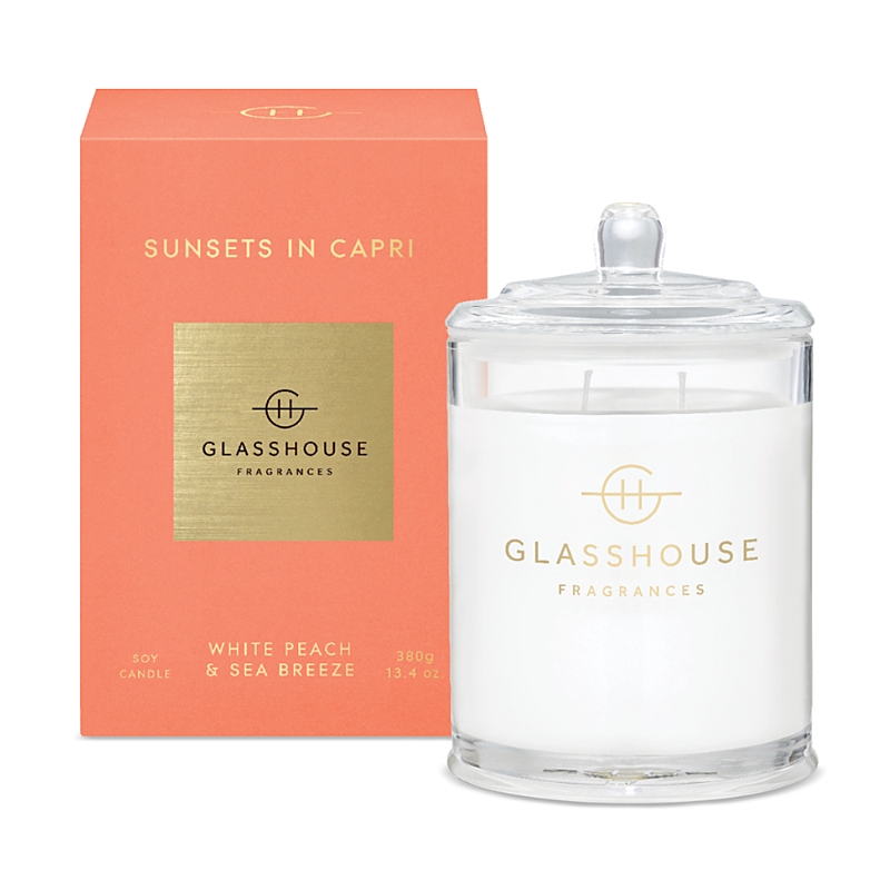 Glasshouse Fragrances Sunsets In Capri Candle, 13.4 Oz.
